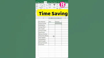 Use Of Flash Fill In Excel Split First Name And Last Name Flash Fill BrainUpp 
