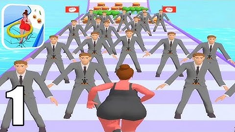 Fat Race 👯❤️🏃 - Playgame Walkthrough Part 1 - iOS, all Levels Android Game Play