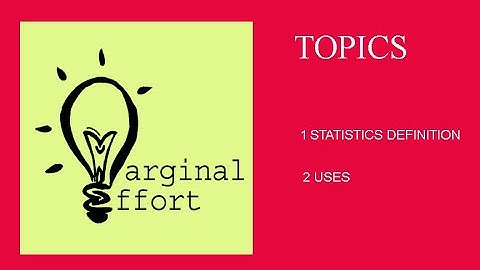 VIDEO 1 Statistics intro