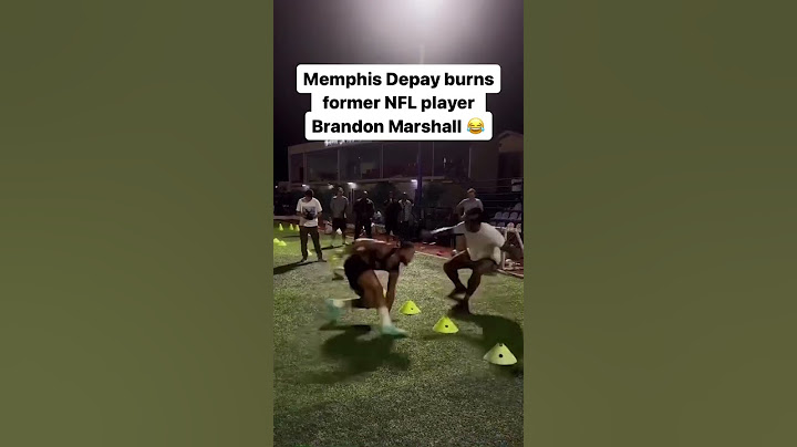 Memphis Depay burns former NFL player Brandon Marshall ⚽️
