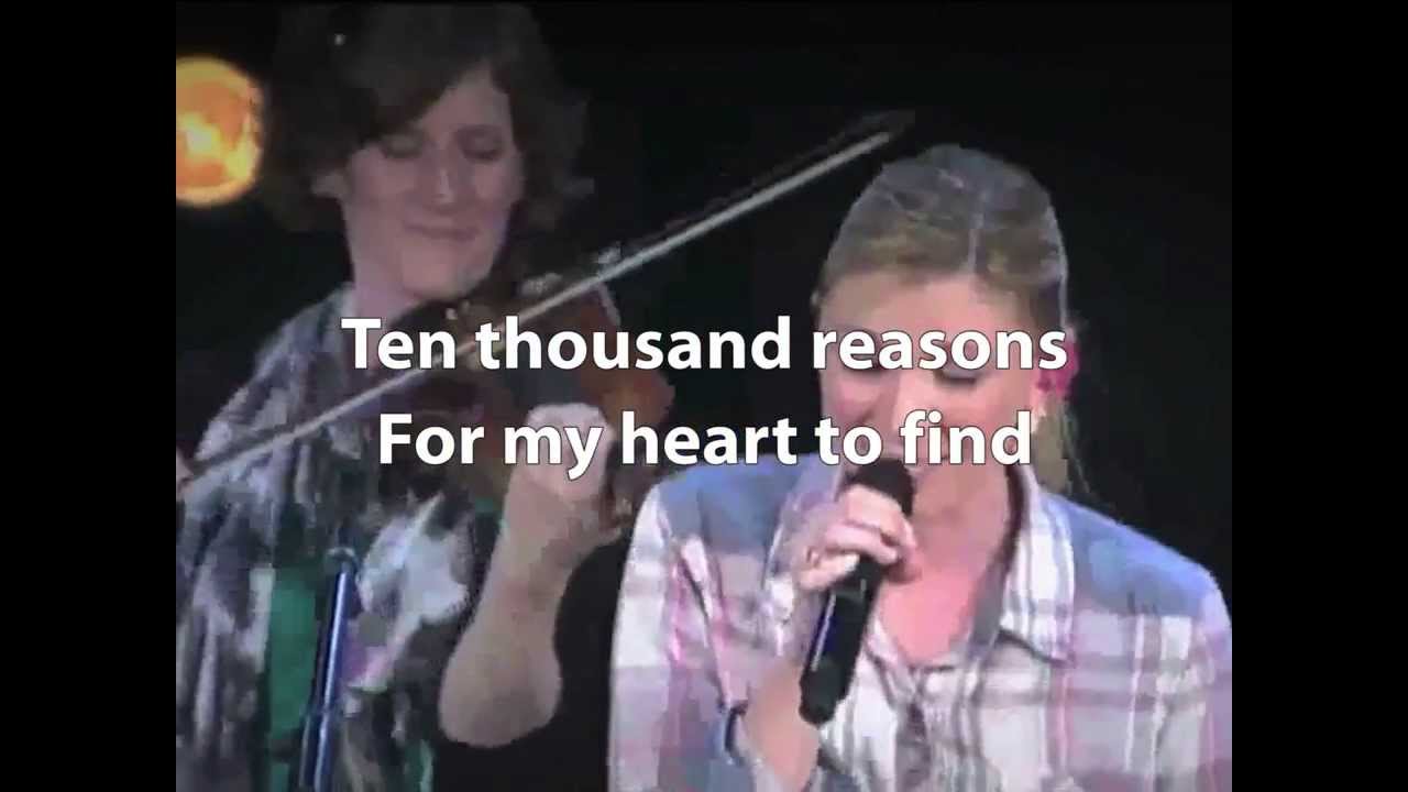 10000 Reasons(Bless the Lord), Matt Redman, played by Bethel Church. Large Lyrics(ver.1)
