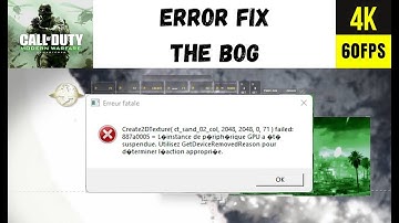 create2dtexture Error | Call of Duty 4 Modern Warfare Remastered | works | 4K 60FPS - no commentary