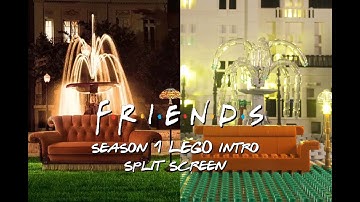Lego Friends season 1 pilot intro split screen