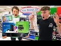 Anything You Can CARRY, I’ll BUY It Challenge with LITTLE BROTHER!!