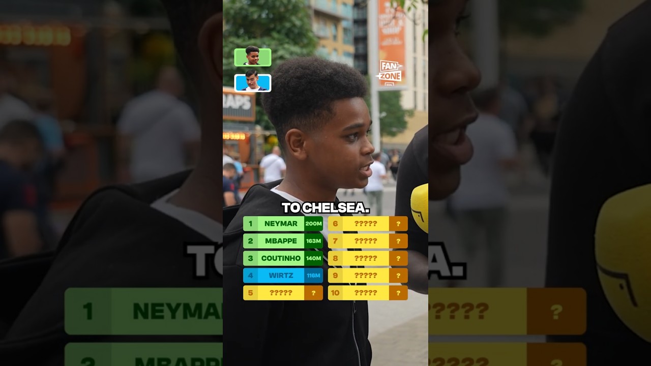 Name the TOP TEN BIGGEST TRANSFERS football quiz 🤑 