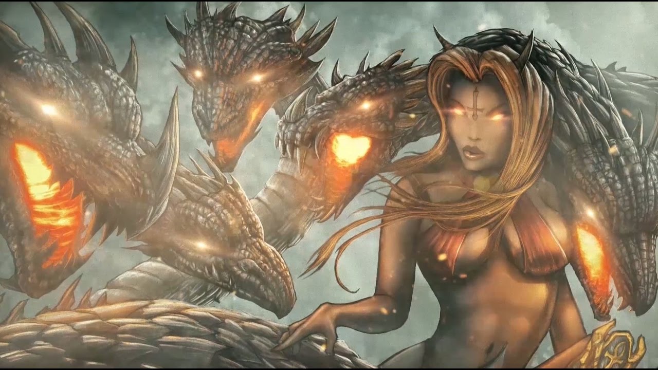 ICED EARTH - Seven Headed Whore (Lyric Video)