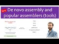 De novo assembly of genome transcriptome de novo sequencing challenges popular assemblers ngs