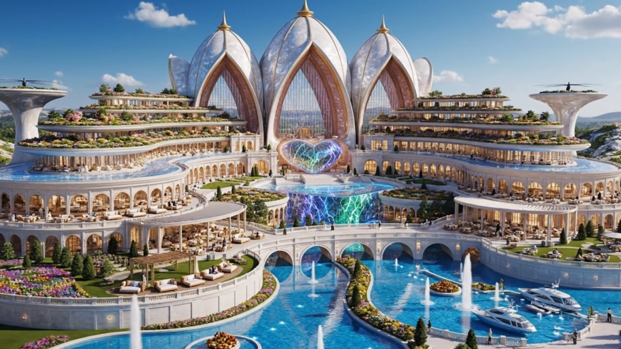 🌊✨ Inside the World’s Largest Ocean Palace | 5000ft Luxury Mega Mansion Beyond Imagination 🏰🌸