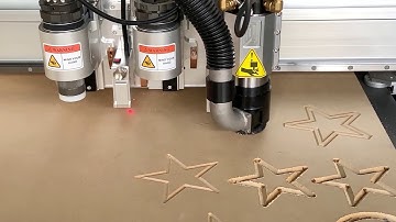 IECHO TK4S large-format cutting system for cutting MDF boards