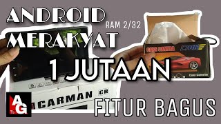 Head Unit Android Carman 7 inc   Camera | UNBOXING !!