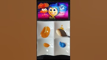 INSIDE OUT 2,#asmr #colormixing #paintmixing #art #youtube #videoshort #satisfyingvideo