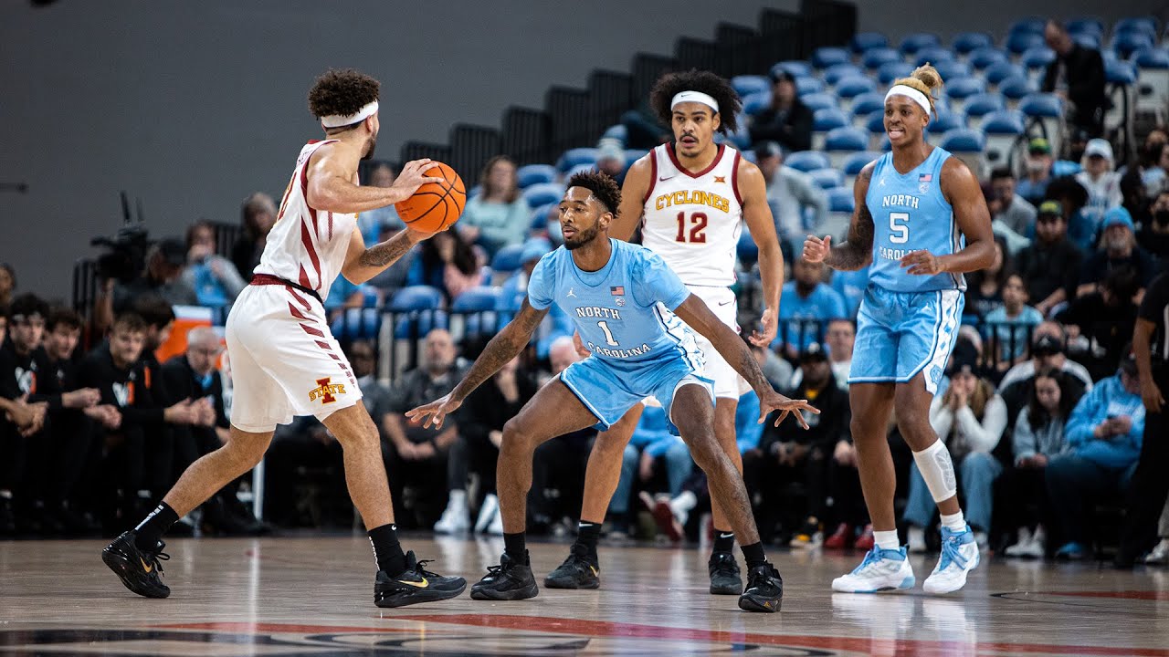 Video: No. 1 UNC Men's Basketball Falls To Iowa State, 70-65 - Highlights