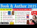 Current Affairs 2025 : Book &amp; Author 2025 | पुस्तक एवं लेखक | IMP Current Affairs | By Akshay Sir