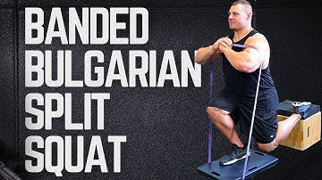 Resistance Band Bulgarian Split Squat