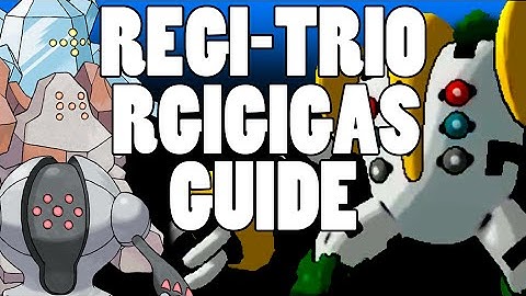 Regi Trio and Regigigas Guide Omega Ruby and Alpha Sapphire! All Regi Pokemon Locations ORAS