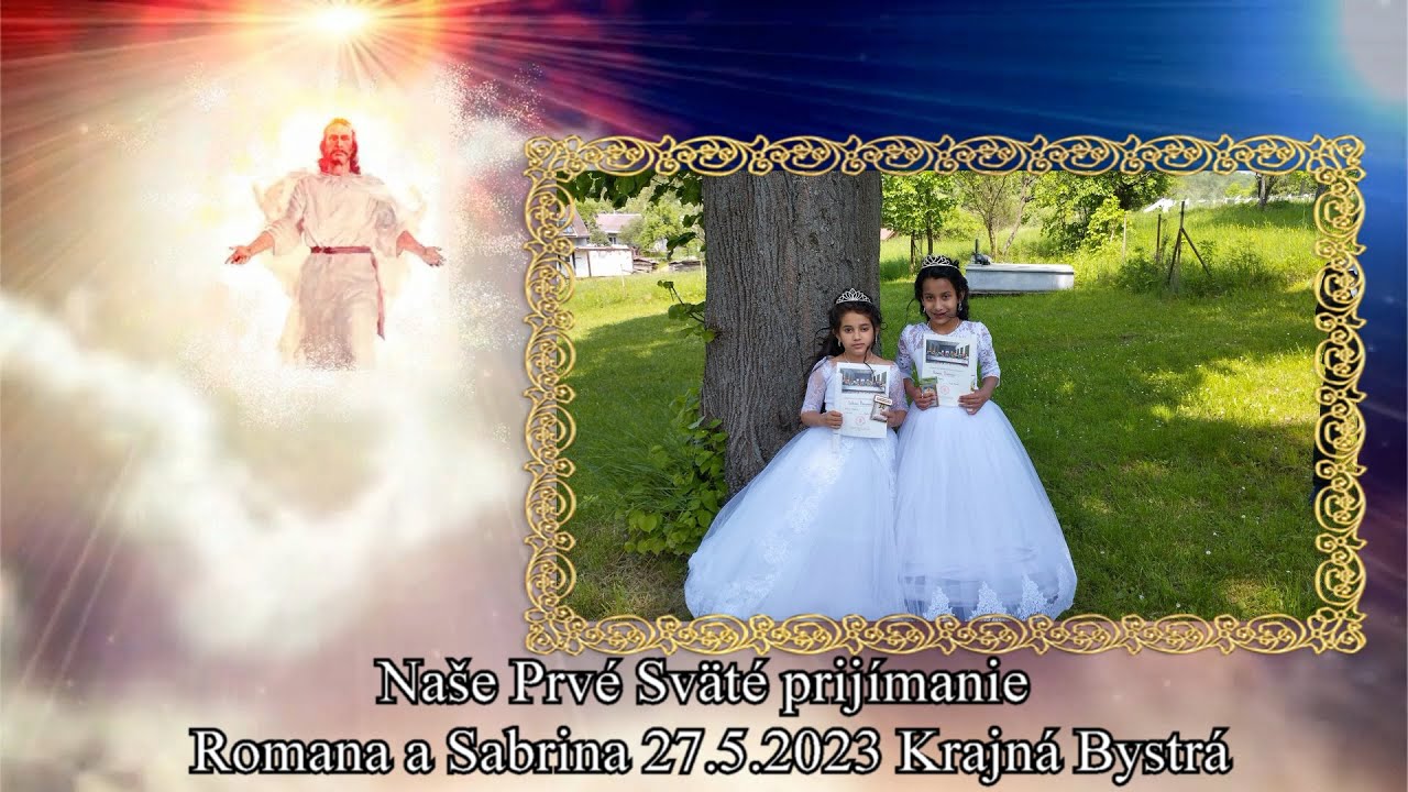 ❌🎬Naše Prvé Sväté prijímanie Romana a Sabrina 27.5.2023  (Krajná Bystrá)❌🎬