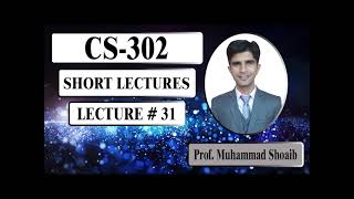 CS302 Short Lecture 31 || Up Counter by SR Flip Flop
