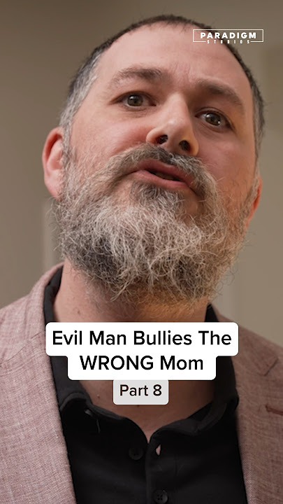 Evil Man Bullies The WRONG Mom #shorts