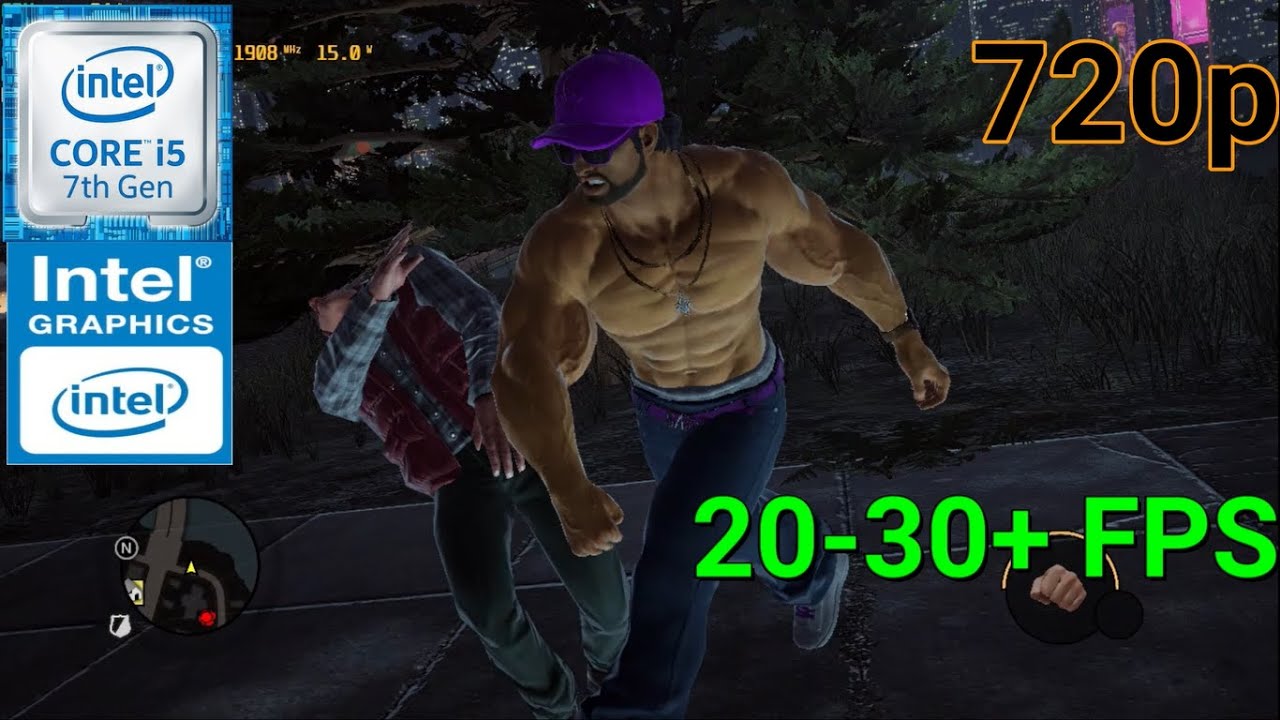 SAINTS ROW THE THIRD REMASTERED ON INTEL HD 620