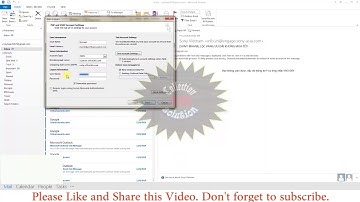 How to setup multiple mail accounts in outlook.