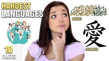 10 Hardest Languages To Learn For English Speakers