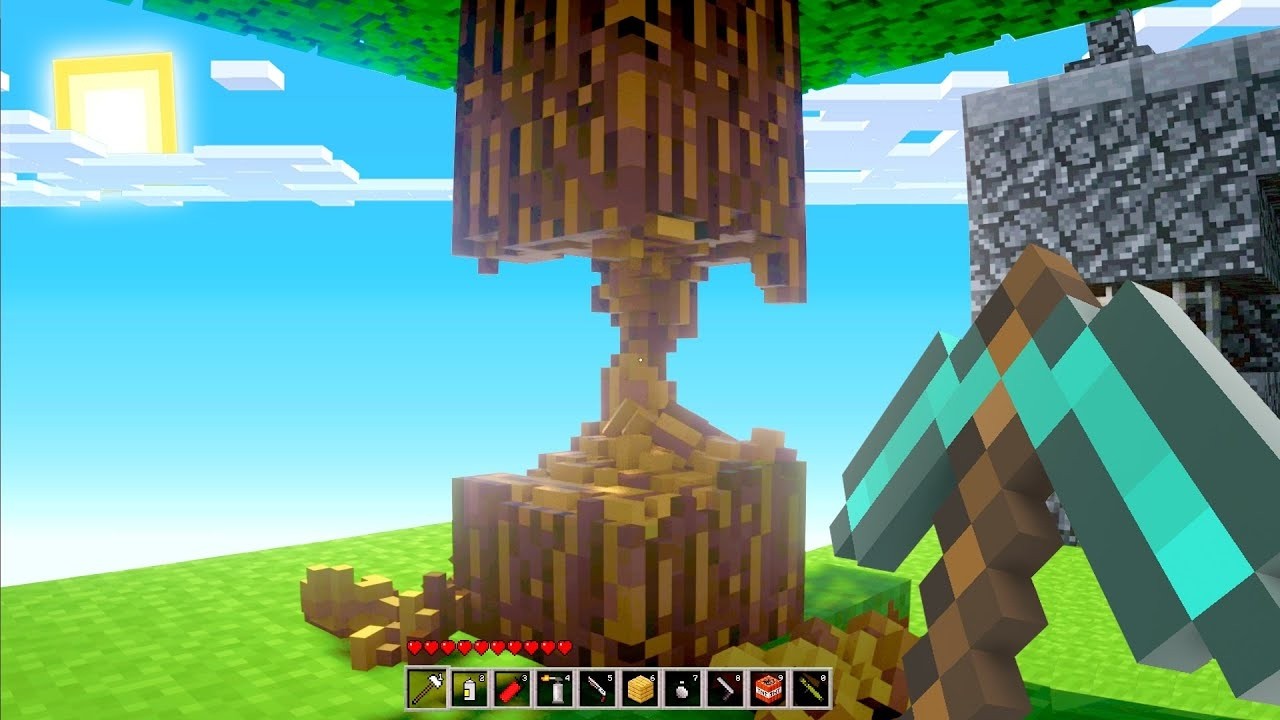 MINECRAFT COM FÍSICA REALISTA!!!
