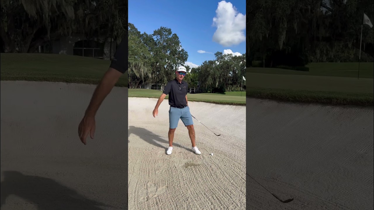 How to hit a bunker shot | Greenside made easy ⛳️ 