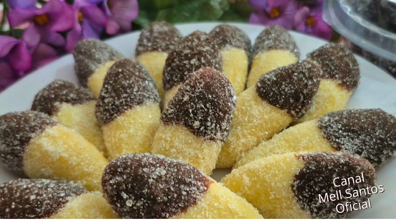 SÓ 2 INGREDIENTES NA MASSA BISCOITO AMANTEIGADO MONTEIRO LOPES