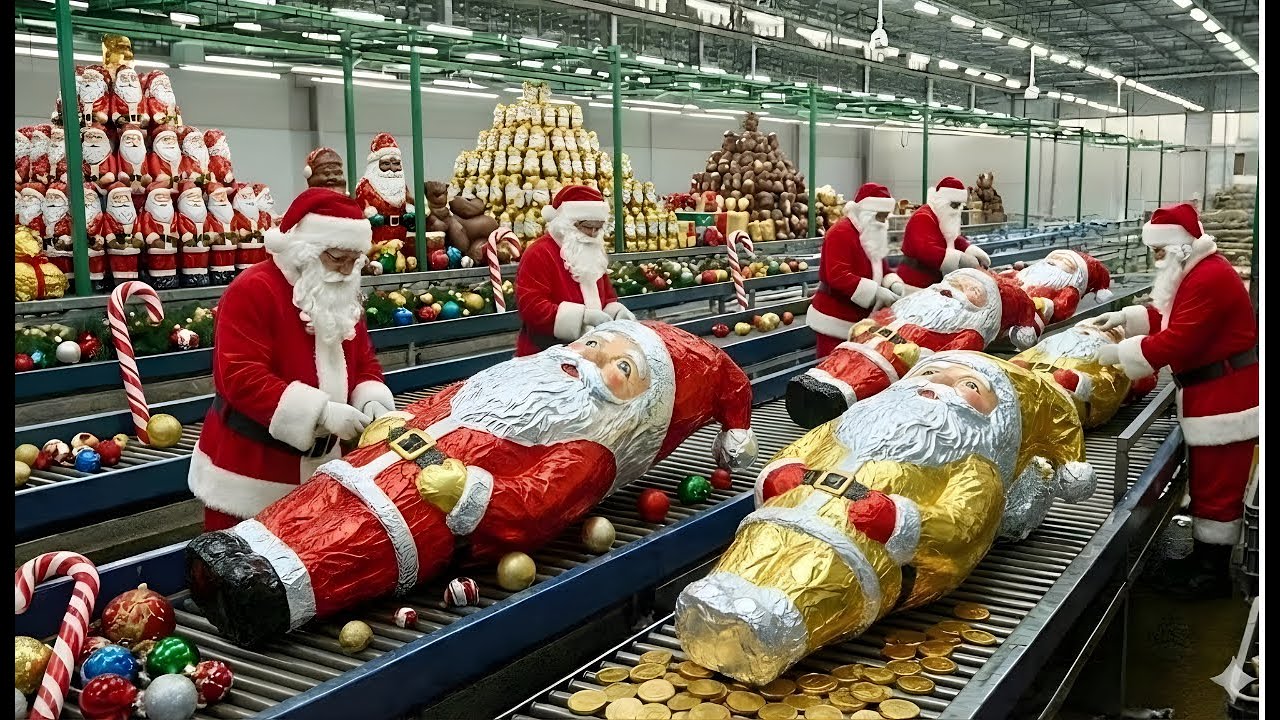 From Cocoa Beans to Foil Santas: How Christmas Holiday Chocolate Is Made