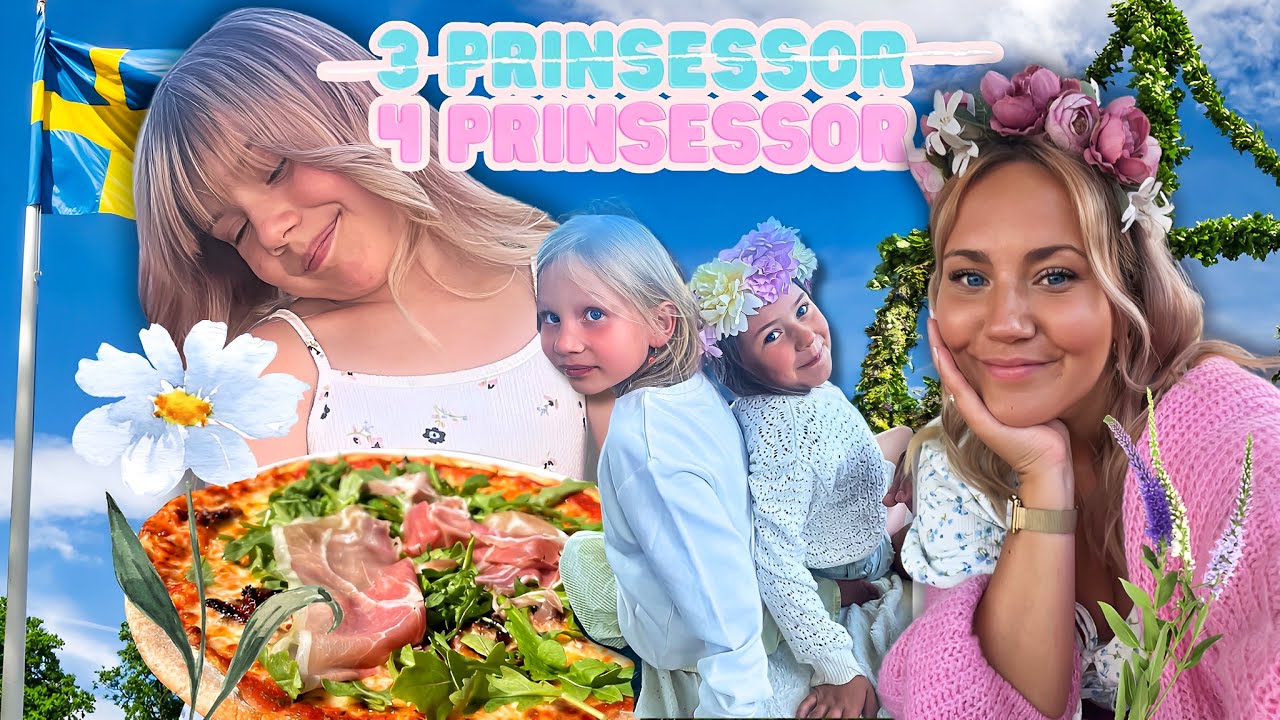 Midsommar i Leksand🌸🥂🍕 - 3prinsessor VLOGG