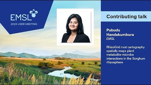 2023 EMSL User Meeting | RhizoGrid root cartography