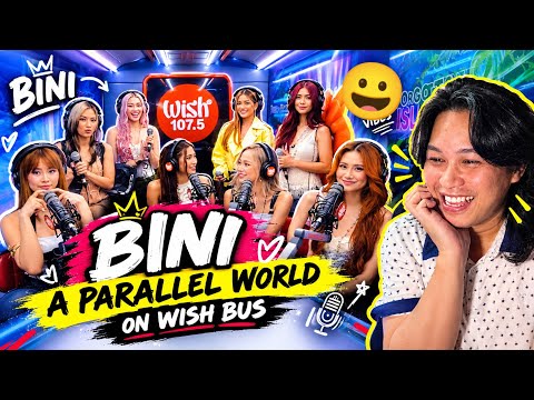 BINI performs "A Parallel World" LIVE on Wish 107.5 Bus REACTION