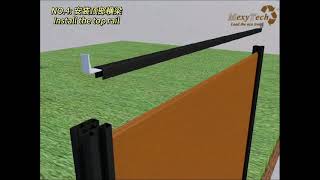 WPC fence installation guide - Install the fence in 6 steps