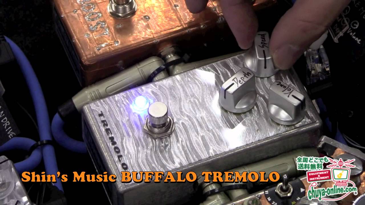 試奏動画】Shin's Music BUFFALO TREMOLO トレモロ エフェクター - YouTube
