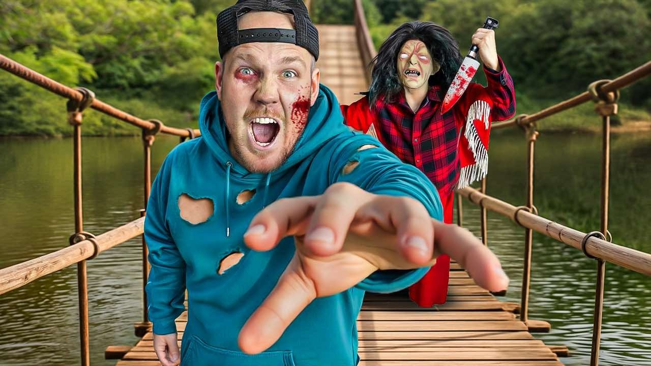 SERBIAN LADY ZRZUCIŁA MNIE Z MOSTU na SŁOWACJI!