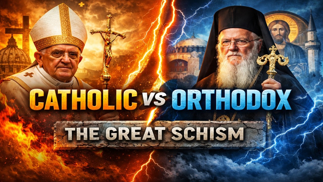 Pope vs Patriarch: Catholic and Orthodox Christianity Compared! ✝️☦️ 