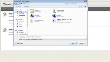 How To Download, Save, and Submit Using Blackboard