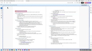 Demonstration: Converting an Accessible Word Document to an Accessible PDF