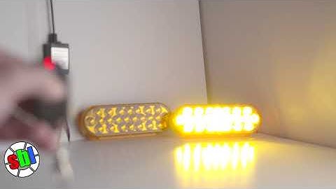 Strobe Light Controller with Wireless Key Fob Remote - Dual 24W Outputs - 16 Strobe Patterns