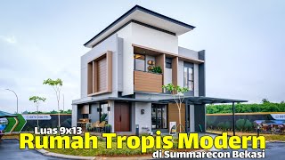 Rumah Tropis Modern Luas 9x13 di Mulberry Residence Summarecon Bekasi screenshot 2