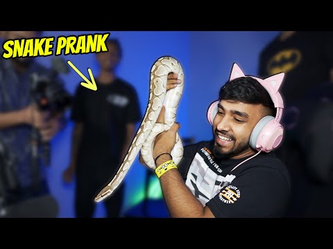 PRANKING @Techno Gamerz with SNAKE in GTA 5