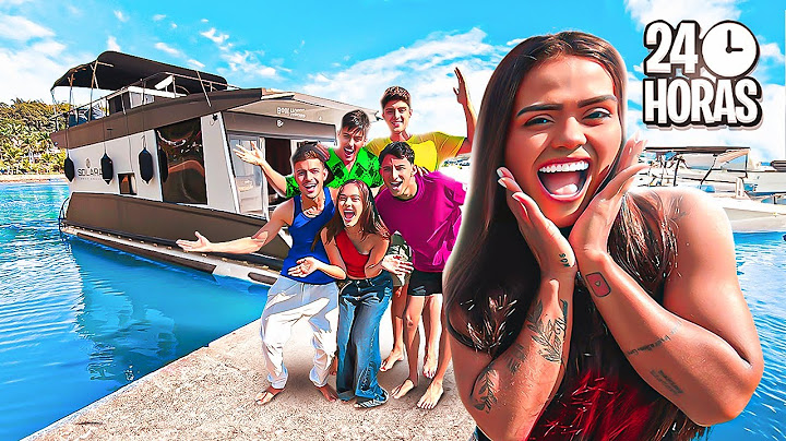 24 HORAS NA CASA FLUTUANTE!!!