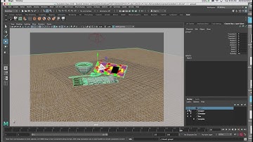 MERGE SCENES MAYA