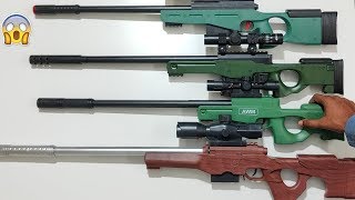 My AWM Sniper Gun Toy Collection - Pubg Toys - Freefire Toys