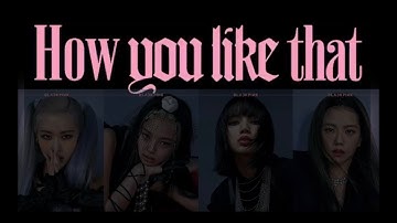 BLACKPINK OFFICIAL- How You Like That LISA & JISOO Concept Teaser Video