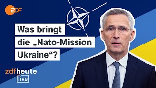 Nato statt USA: Warum Stoltenberg Führung bei Ukraine-Waffenlieferungen will | ZDFheute live