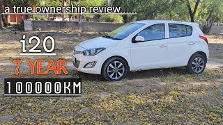 i gen i20 asta(o) 1.4crdi 1 lakh km after 7 year|honest ownership review|negative and positive|hind