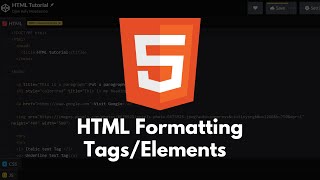 Celebrity HTML Tutorial #5 - HTML Formatting Explained | 14 HTML Formatting Tags You Need To Learn Net Worth