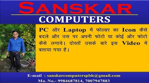 Part 7- HOW TO CHANGE A FOLDER ICON INTO OWN PHOTO