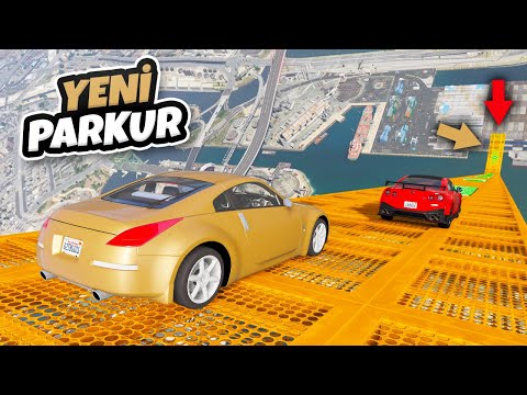 Nissan Ailesi Arabalar Yeni Uçma Parkurunda - GTA 5